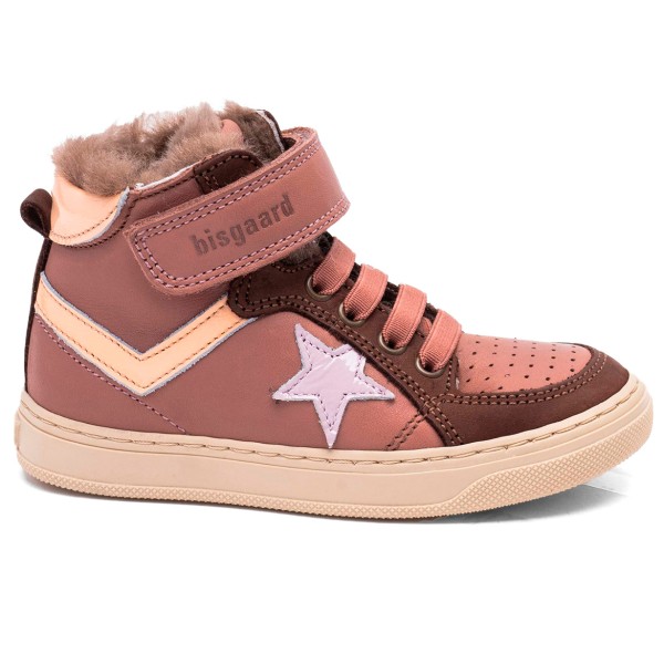 Bisgaard - Kid's Isak Lamb - Winterschuhe Gr 38 braun/rosa von Bisgaard
