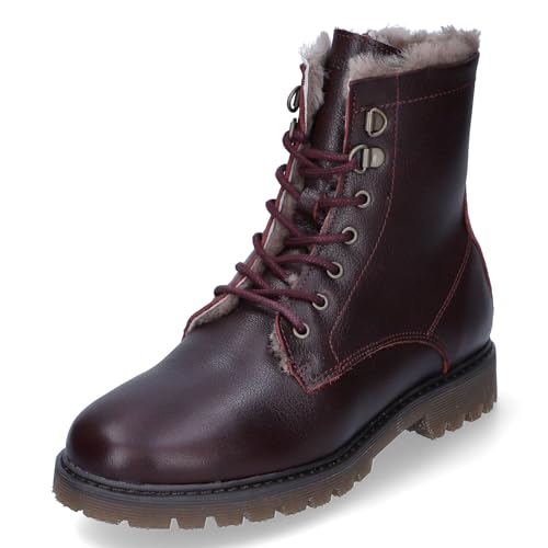 Bisgaard Kinder Winterstiefeletten MAIA Rot Glattleder 39 von Bisgaard