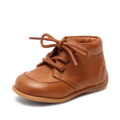 Bisgaard Luca lace First Walker Shoe, Cognac, 24 EU von Bisgaard
