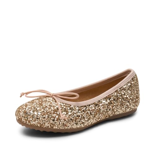 Bisgaard Lucy Ballet Flat, Gold Glitter, 26 EU von Bisgaard