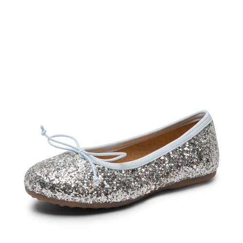 Bisgaard Lucy Ballet Flat, Silver Glitter, 27 EU von Bisgaard