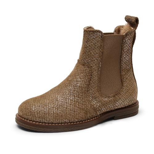 Bisgaard Madia Lamb Fashion Boot, Brown Glitter, 38 EU von Bisgaard