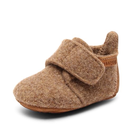 Bisgaard Unisex Kinder Baby Wool Hausschuhe, Camel, 23 EU von Bisgaard