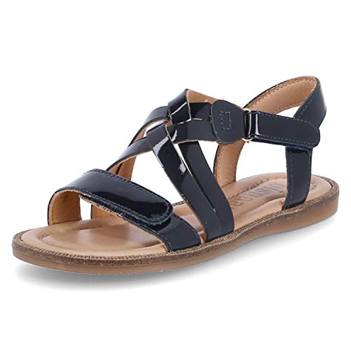 Bisgaard Mädchen Barbara Peeptoe Sandale, Blau deep, 26 EU von Bisgaard