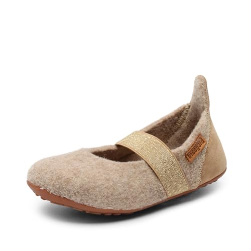 Bisgaard Mädchen Wool Ballet Flat, Nougat, 24 EU von Bisgaard