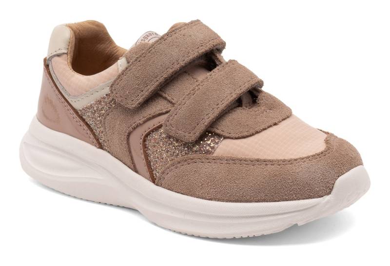 Bisgaard Sneaker "yuki glitter Weite: normal", Freizeitschuh, Mädchen Schuh mit Klett, Größenschablone zum Download von Bisgaard