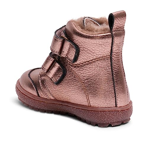 Bisgaard Storm Lamb First Walker Shoe, Rose Gold Metallic, 22 EU von Bisgaard