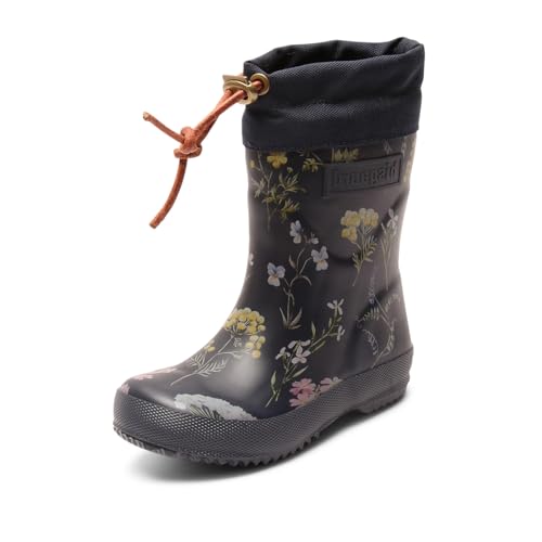 Bisgaard Unisex Kinder Thermo Gummistiefel, Flowers Blue, 25 EU von Bisgaard