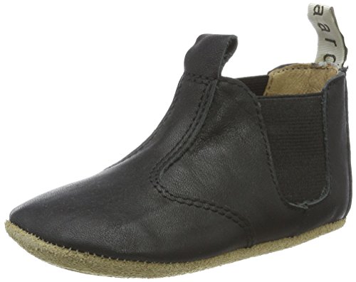 Bisgaard Unisex Baby CHELSEA HOME Krabbelschuhe, Schwarz (50 Black), 20 EU von Bisgaard