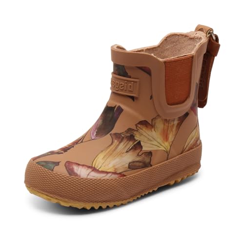 Bisgaard Unisex Kinder Baby Rubber Rain Boot, Camel Flowers, 23 EU von Bisgaard