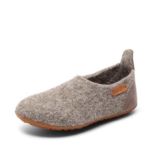Bisgaard Unisex Kinder Basic Wool Slipper, Grau, 36 EU von Bisgaard