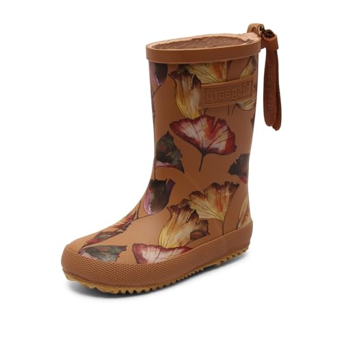 Bisgaard Unisex-Kindermode-Regenstiefel, Kamelblumen, 29 EU von Bisgaard