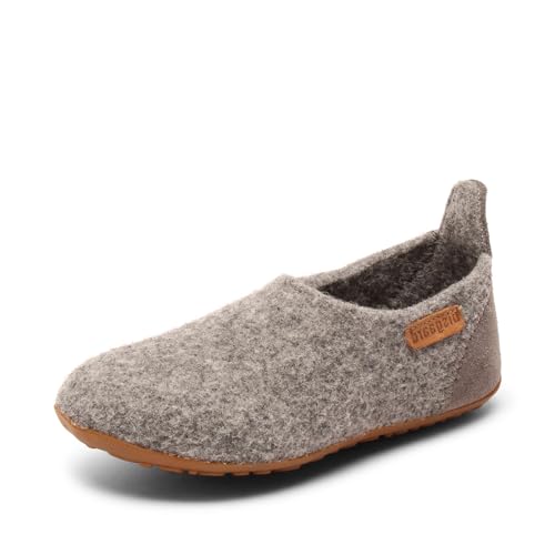 Bisgaard Unisex Kinder Wool Basic Slipper, Grau, 26 EU von Bisgaard