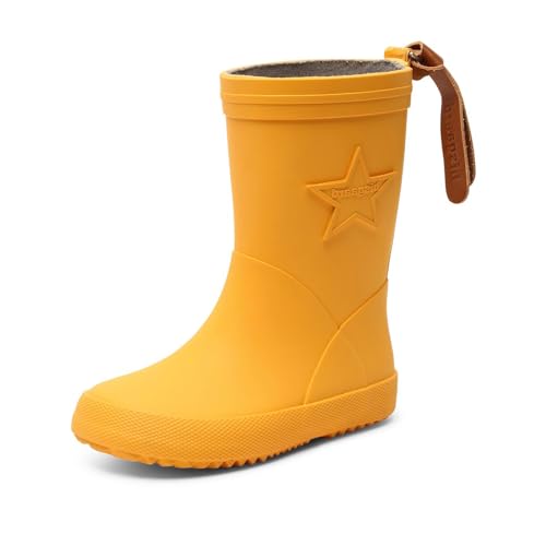 Bisgaard Unisex Kinder Rubber Boot Star Gummistiefel, Gelb, 23 EU Schmal von Bisgaard