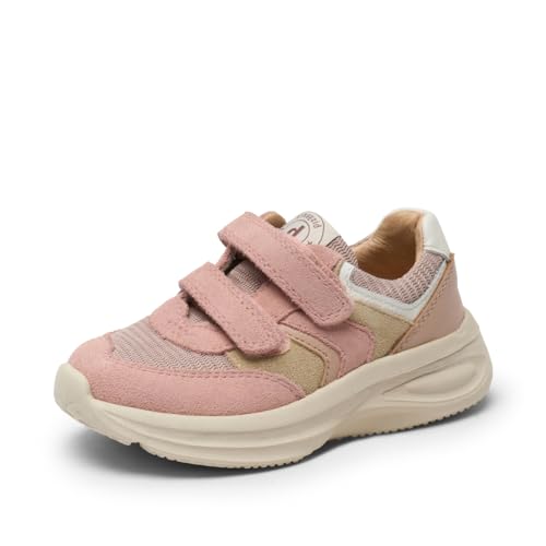 Bisgaard Mädchen Low Sneaker Yuki Rosa Leder-Textil-Mix, Größe:28, Farbauswahl:Rose/pink von Bisgaard