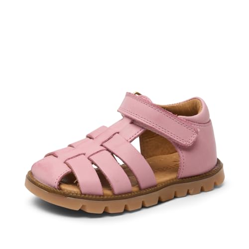 Bisgaard Mädchen Lauflernschuhe/Miniletten/Sandalen BEKA Rosa Glattleder, Größe:24, Farbauswahl:Rose/pink von Bisgaard