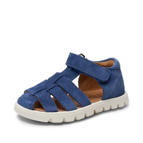 Bisgaard Kinder Lauflernschuhe/Sandalen/Miniletten BEKA S Blau Rauleder, Größe:21, Farbauswahl:blau 3 von Bisgaard