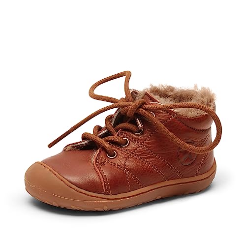 Bisgaard hale l Lamb First Walker Shoe, Brandy, 21 EU Schmal von Bisgaard