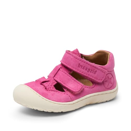 Bisgaard Mädchen Sandalen HANA Pink Rauleder, Größe:24, Farbauswahl:rose/pink von Bisgaard