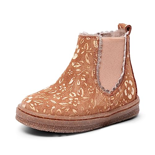 Bisgaard siggi Lamb First Walker Shoe, Brandy Flowers, 26 EU von Bisgaard