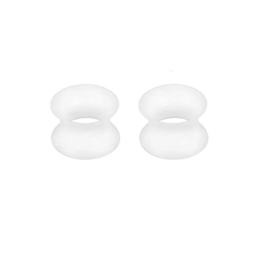 Bishilin Ohr Tunnel Silikon, Ohr Plug 10MM Damen Silikon Hoop Weiß Piercing Tunnel Ohr Expander Set Bishilin Ohr Tunnel Silikon, Ohr Plug 10MM Damen Silikon Hoop Weiß Piercing Tunnel Ohr Expander Set von Bishilin
