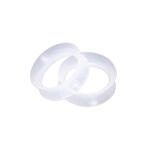 Bishilin Ohr Tunnel Silikon, Ohr Plug 22MM Damen Silikon Hoop Transparent Piercing Tunnel Ohr Expander Set von Bishilin