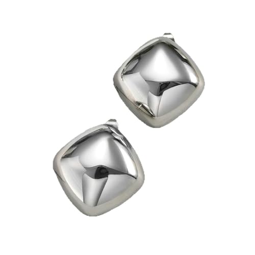 Bishilin Ohrstecker Edelstahl Vergoldet, Damen Ohrringe Gold Quadrat Ohrstecker Nickelfrei für Mädchen von Bishilin