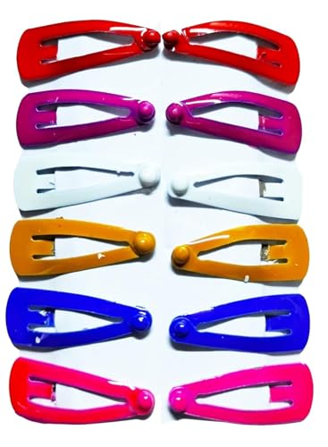 BishtHub Modische Metall-Haarnadeln für Mädchen, Tic Tac, Haarschmuck, bunt, Mini-Haarnadeln, 6 Paar BishtHub Modische Metall-Haarnadeln für Mädchen, Tic Tac, Haarschmuck, bunt, Mini-Haarnadeln, 6 Paar von BishtHub