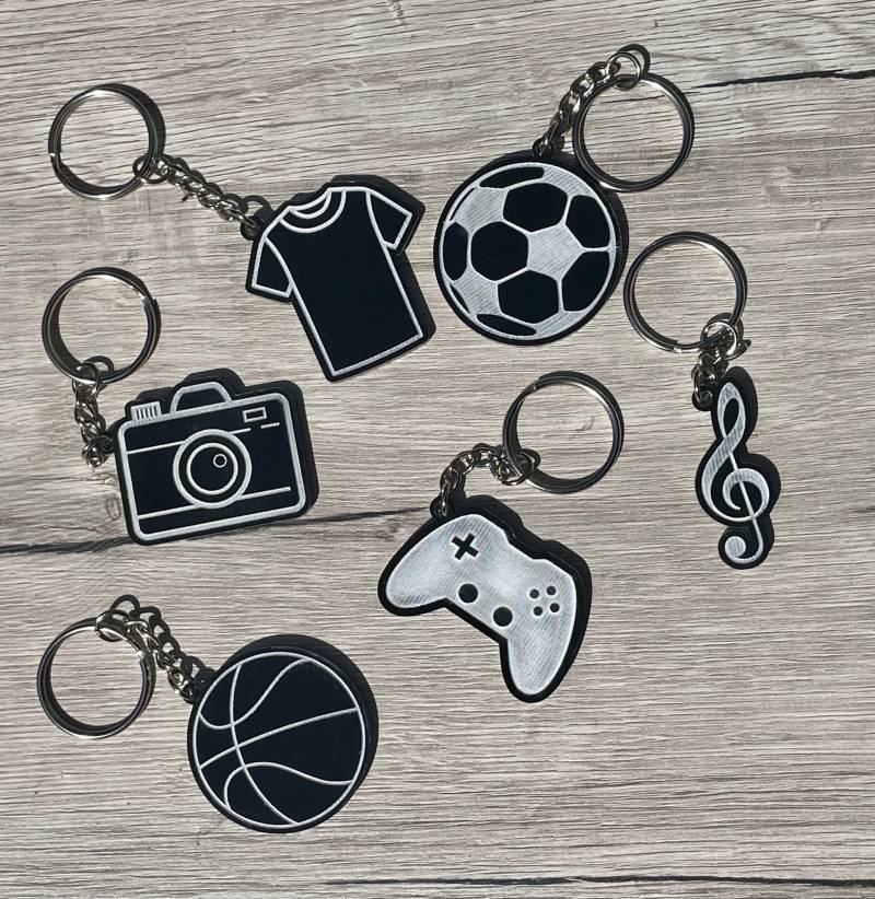 Personalisierter Schlüsselanhänger - Verschiedene Motive Möglich Acryl Weihnachtsgeschenk von BismaaShop