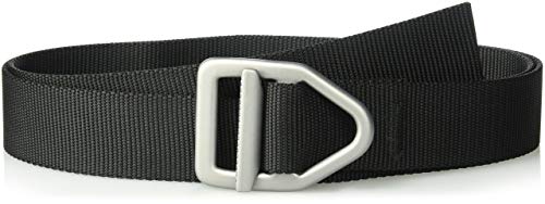 Bison Designs 38mm wide Light Duty Last Chance Belt with Gunmetal Buckle (Black, 46-Inch Maximum Waist/X-Large) von Bison