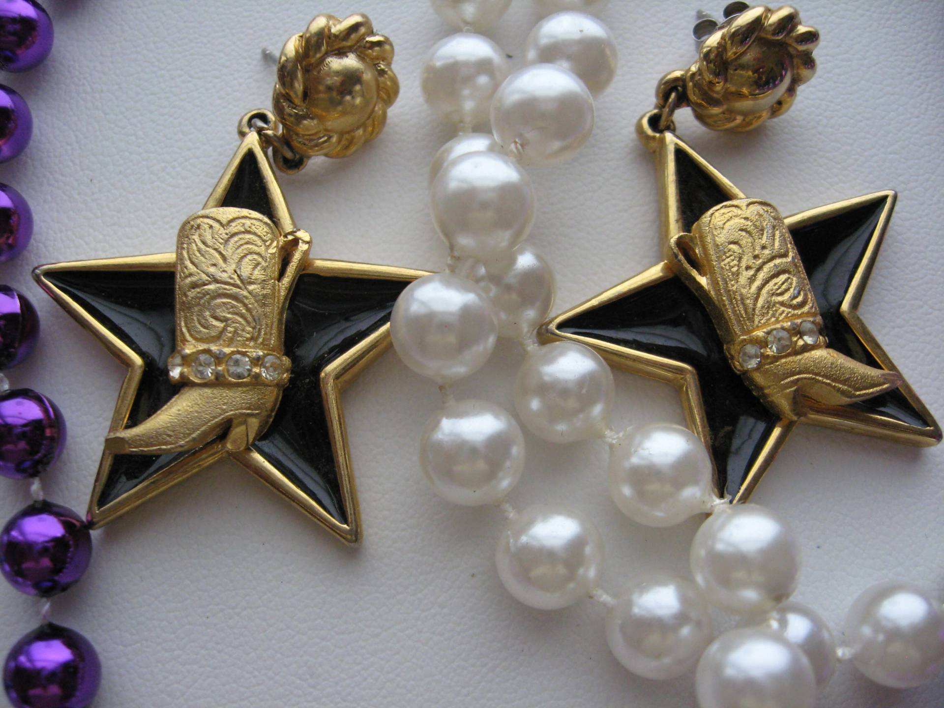 Texas Boots Ohrringe, Loan Star Statement Ohrringe von BitBitOnMadisonTiqs