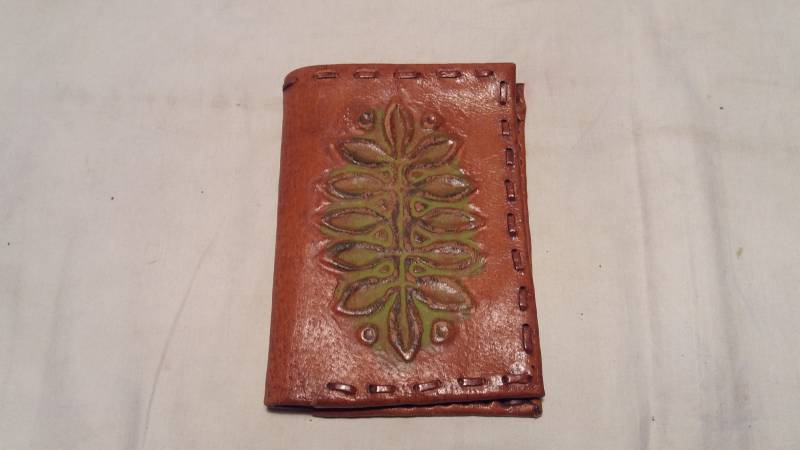 Vintage Handgefertigte Braune Leder Herren Geldbörse - Neu von BitakaVintage