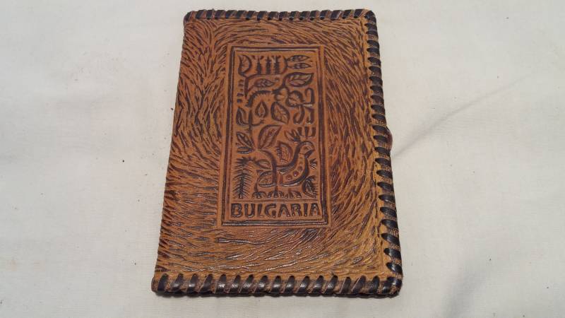 Vintage Handgefertigte Braune Leder Herren Geldbörse - Neu von BitakaVintage