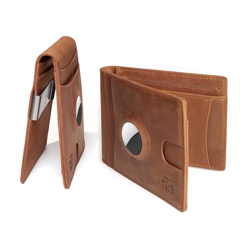 Bitaldi Herren-Geldbörse mit AirTag-Halter | RFID-blockierend | Premium-Leder | Minimalistisch | 12 Kartenfächer | Braun Bitaldi Herren-Geldbörse mit AirTag-Halter | RFID-blockierend | Premium-Leder | Minimalistisch | 12 Kartenfächer | Braun von Bitaldi