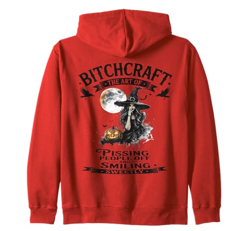 Halloween Vintage Hexe Bitchcraft Gothic Pin Up Girl Frech Kapuzenjacke Halloween Vintage Hexe Bitchcraft Gothic Pin Up Girl Frech Kapuzenjacke von Bitchcraft Vintage Gothic Pin Up Sapphire Star