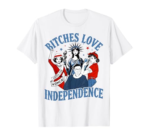 Bitches Love Independence Funny Women 4. Juli Retro T-Shirt Bitches Love Independence Funny Women 4. Juli Retro T-Shirt von Bitches Love Independence Funny 4th Of July