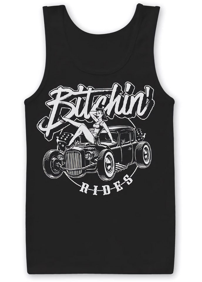 Bitchin' Rides T-Shirt Hot Rod Hot Girls Tank Top von Bitchin' Rides