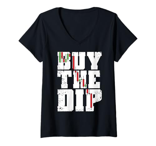 Damen Design von Kryptomarktdiagrammen — Abwärtstrend im Candlestick-Muster T-Shirt mit V-Ausschnitt Damen Design von Kryptomarktdiagrammen — Abwärtstrend im Candlestick-Muster T-Shirt mit V-Ausschnitt von Bitcoin Blockchain Crypto Trading Chart Merch Co