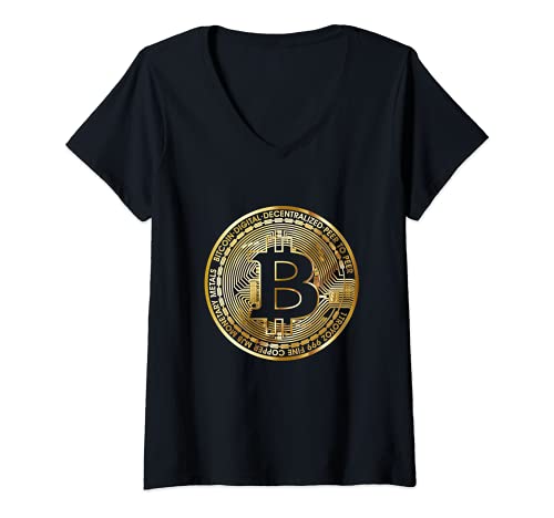Damen Bitcoin BTC Münz-Krypto-Händler #bitcoin Future Freedom Gift T-Shirt mit V-Ausschnitt Damen Bitcoin BTC Münz-Krypto-Händler #bitcoin Future Freedom Gift T-Shirt mit V-Ausschnitt von Bitcoin Cryptocurrency BTC Trader Designs