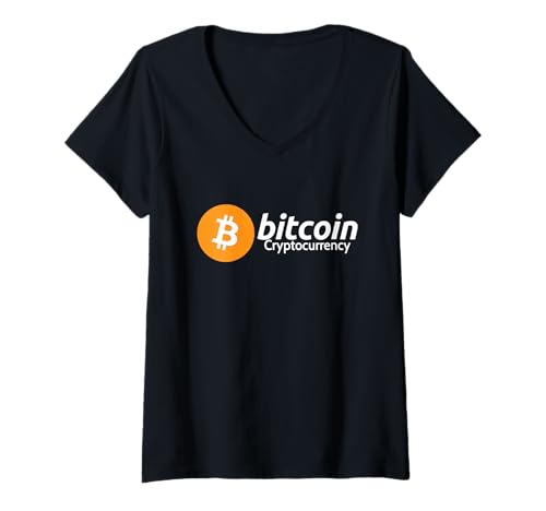 Damen Bitcoin-Logo HODL Ihre Kryptowährung T-Shirt mit V-Ausschnitt Damen Bitcoin-Logo HODL Ihre Kryptowährung T-Shirt mit V-Ausschnitt von Bitcoin HODL Cryptocurrency Crypto Apparel