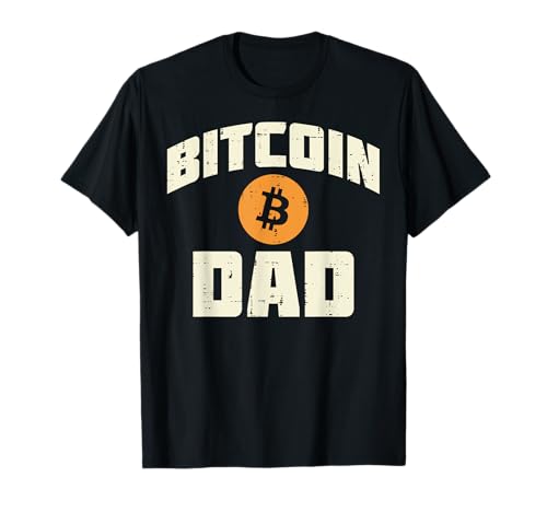 Bitcoin Dad BTC Krypto Kryptowährung Händler Daddy Papa Männer T-Shirt von Bitcoin Shirts BTC Crypto Men Women Kids Gifts