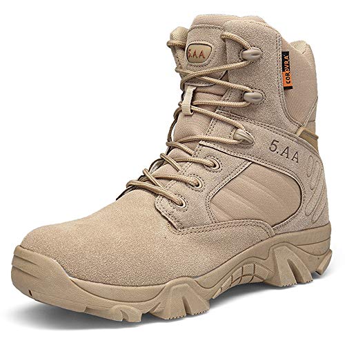 Bitiger Stiefel Herren Wanderschuhe Trekkingschuhe Armee Combat Tactical Boots Verschleißfest rutschfeste Outdoor Einsatzstiefel von Bititger