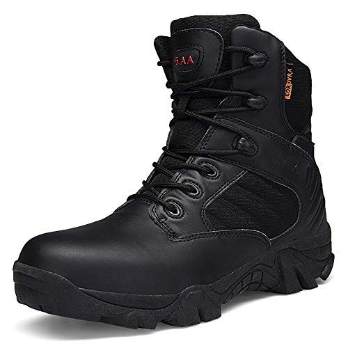 Bitiger Stiefel Herren Wanderschuhe Trekkingschuhe Armee Combat Tactical Boots Verschleißfest rutschfeste Outdoor Einsatzstiefel von Bititger