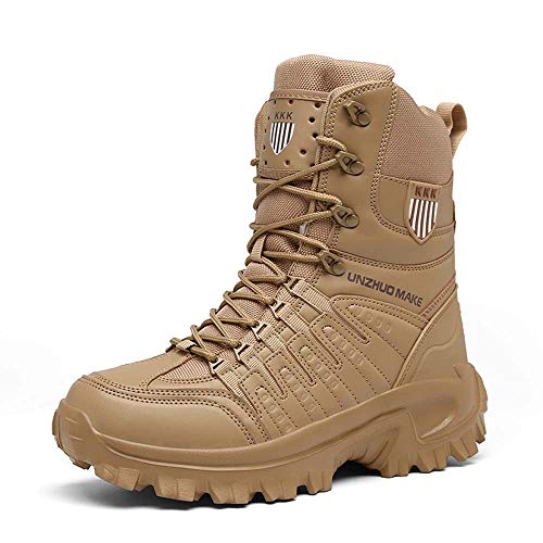 Bitiger Herren Wanderstiefel leichte Trekkingstiefel Atmungsaktive Military Boots US Army Schuhe für Outdoor Camping Wandern Bergsteigen Wüsten Offroad von Bitiger