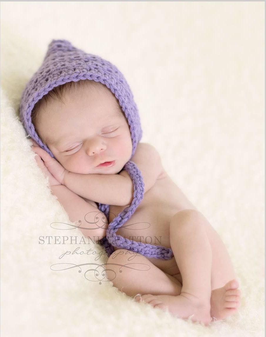 Baby Mütze Häkeln-Häkeln Mädchen Mütze-Neugeborenen Junge Bonnet-Pixie Bonnet-Baby Foto Prop-Baby-Kleinkind von BitofWhimsyCrochet