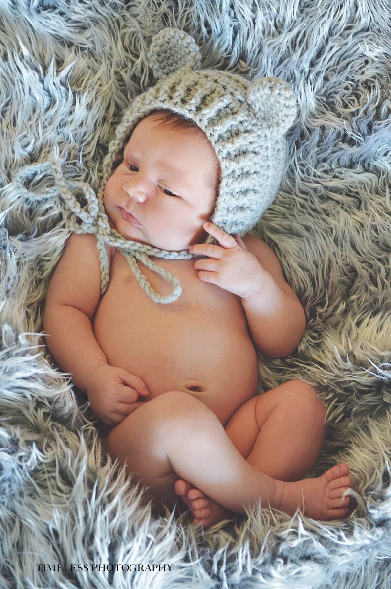 Gehäkelte Baby Bär Mütze - Neugeborene Häkeln Säugling Foto Requisite Junge Mädchen von BitofWhimsyCrochet