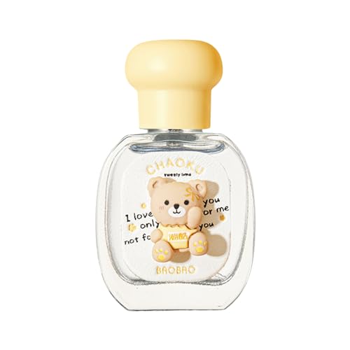 Fruchtiges Blumenparfü,25 ml transparentes Parfümöl in Bärenform mit fruchtig-blumigem Duft - Duftendes Körperspray für positive, lebendige Damen, ideal für den Alltag Bitong von Bitong