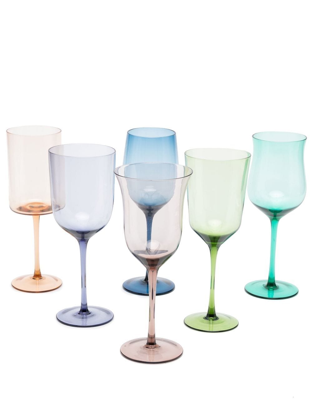 Bitossi Home Set aus sechs Gläsern - Blau von Bitossi Home