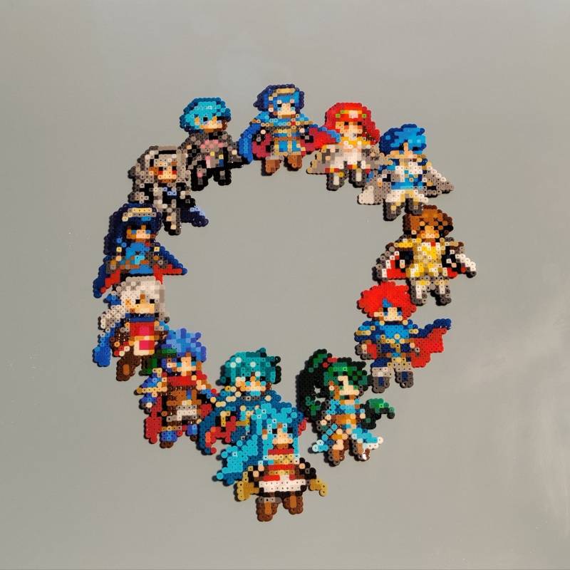 Fire Emblem Engage - Embleme Pixelcharm/Anstecker/Magnet von BitsOnBoards