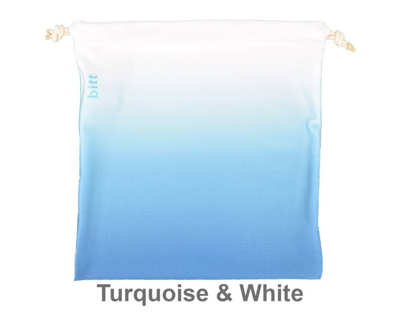 Gymnastikgrifftasche - Türkis Und Weiße Ombre-Sublimationsgrifftasche Gymnastikgrifftasche - Türkis Und Weiße Ombre-Sublimationsgrifftasche von BittSportswear